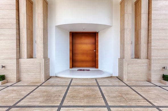 استفاده از تراورتن در نمای ساختمان