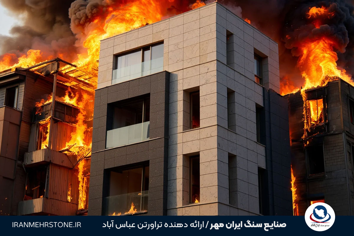 بررسی مقاومت نمای سنگی