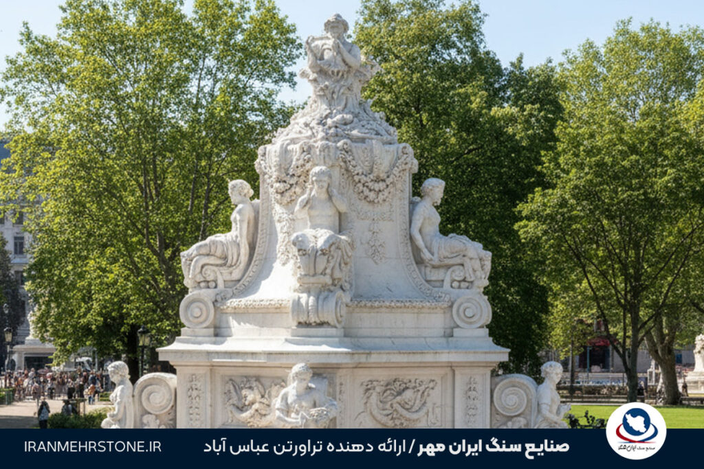 سنگ تراورتن سفید در مجسمه سازی