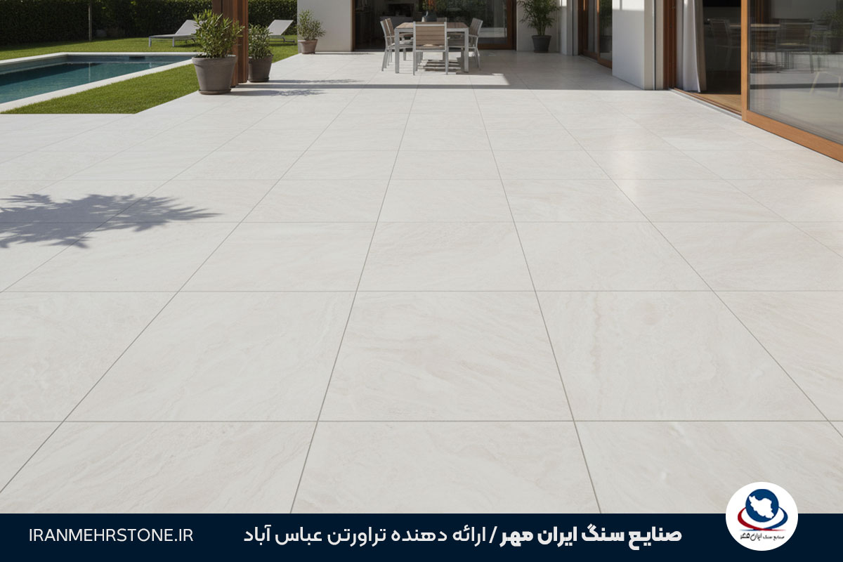 سنگ تراورتن عباس آباد برای کفپوش