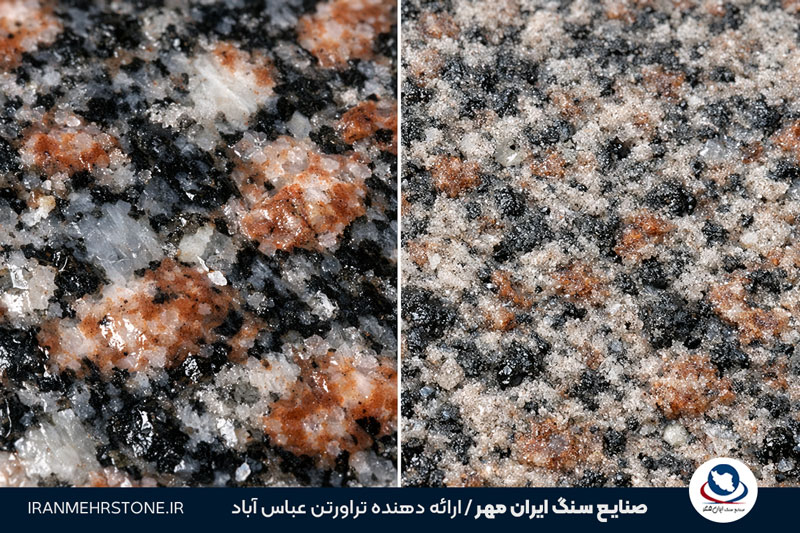 مقایسه فرآوری سندبلاست و فرآوری بوش همر جرمی