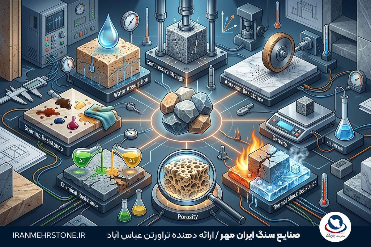 پارامترهای فیزیکی سنگ های ساختمانی