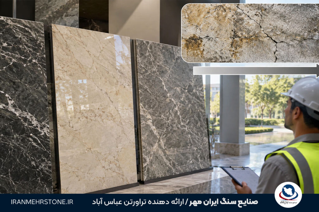 عمر مفید سنگ ساختمانی