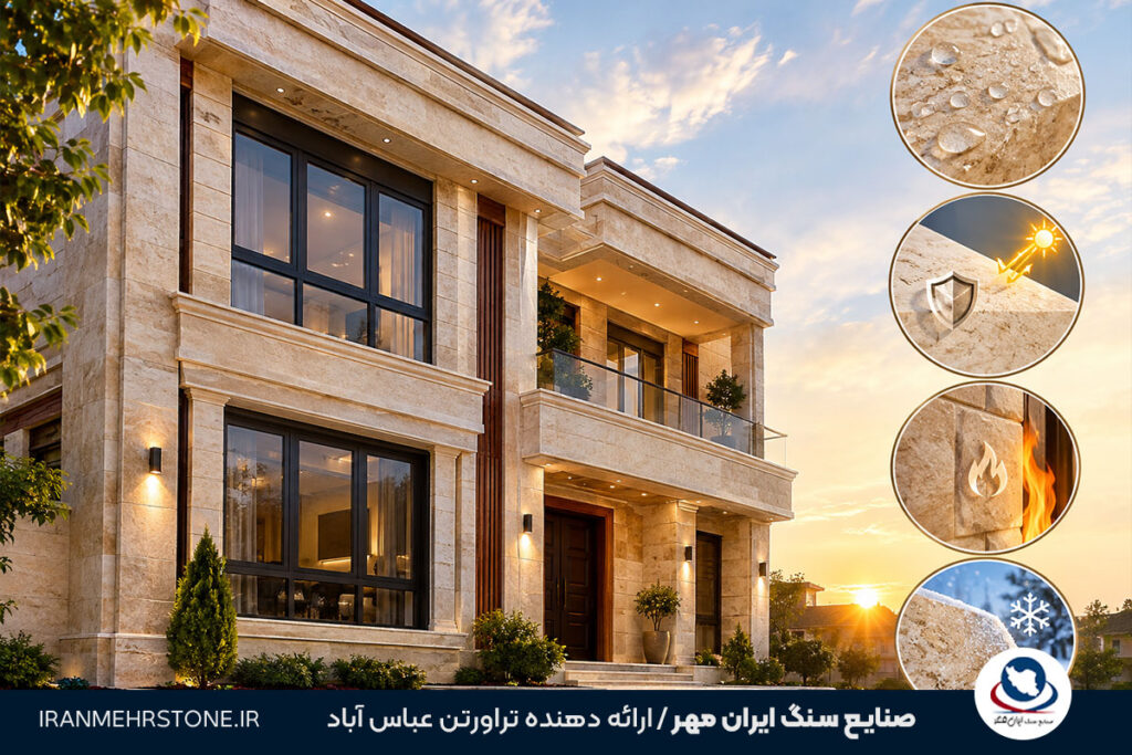 مزایای نمای سنگی