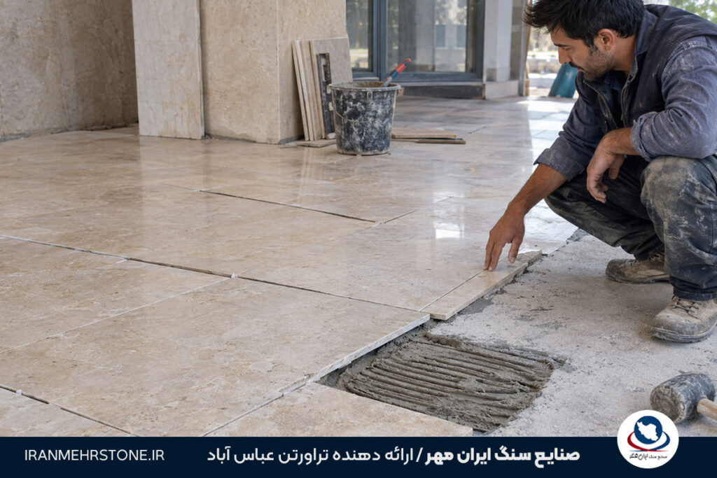 اشتباهات رایج در نصب سنگ